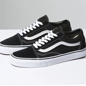 Black old skool vans